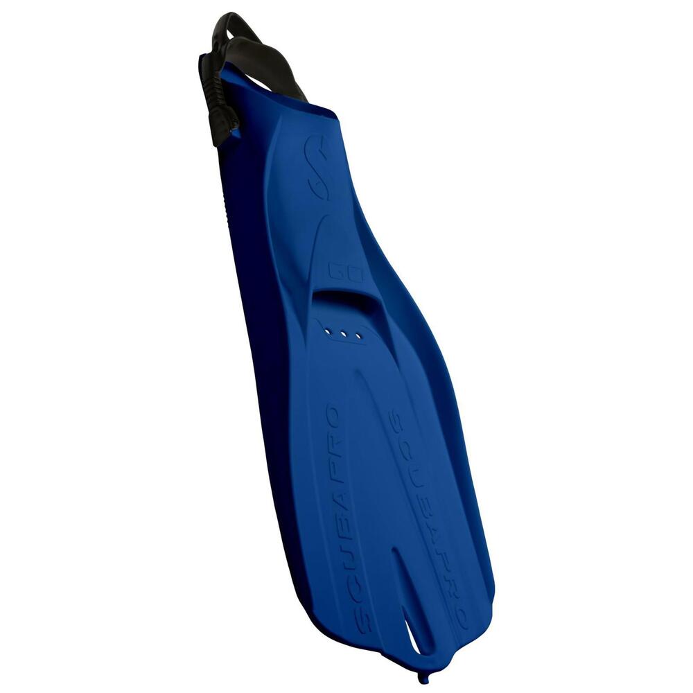 SCUBAPRO GO Travel Scuba/Snorkel/Swim Fins - Blue w/Black Bungee Strap - 2X-Smal